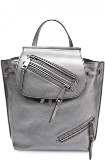Рюкзак Zip Pack из металлизированной кожи Marc Jacobs