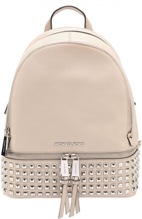 Кожаный рюкзак Rhea Zip с заклепками MICHAEL Michael Kors