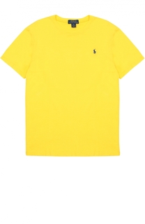 Футболка джерси с логотипом бренда Polo Ralph Lauren