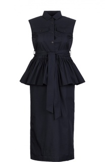 Платье с поясом Dries Van Noten