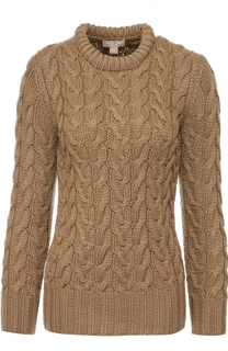 Кашемировый пуловер фактурной вязки Michael Kors