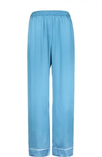 Шелковые брюки в пижамном стиле Dolce &amp; Gabbana