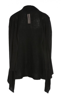 Хлопковый вязаный кардиган с асимметричным низом Rick Owens