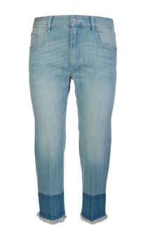 Укороченные прямые джинсы с бахромой Isabel Marant Etoile
