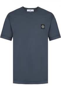 Хлопковая футболка с круглым вырезом Stone Island