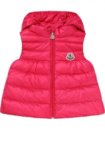 Пуховый жилет с капюшоном Moncler Enfant