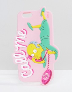 Чехол для iPhone 6/6S с изображением Мистера Барнса и надписью Call Me Skinnydip x The Simpsons - Мульти
