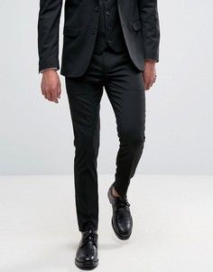 Черные узкие стретчевые брюки New Look - Черный