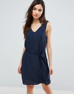 Платье с поясом-шнурком Vila - Синий