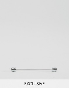 Булавка для воротника Reclaimed Vintage - Серебряный