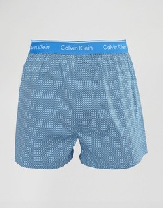 Тканые боксеры Calvin Klein - Синий