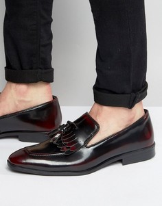 Кожаные лоферы с кисточками ASOS - Красный