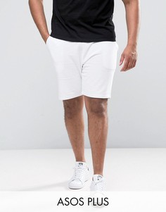 Белые шорты скинни ASOS PLUS - Белый