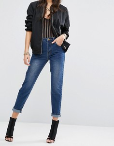 PrettyLittleThing Mom Jean - Темно-синий