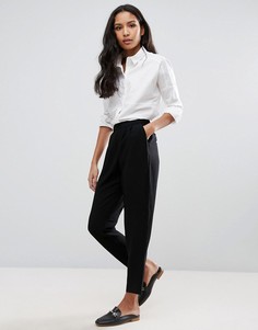 Pieces Iben Pleat Trousers - Черный
