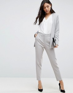 Приталенные брюки ASOS Premium - Серый