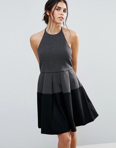 d.RA Aria Colourblock Dress - Серый