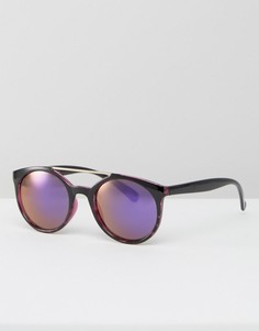 Круглые солнцезащитные очки Jeepers Peepers - Фиолетовый