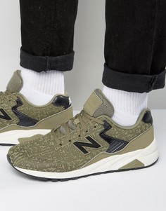 Черные кроссовки в стиле 70-х New Balance Running 420 MRT580XE - Зеленый
