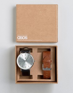 Часы со сменными ремешками ASOS - Мульти