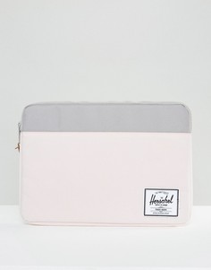 Розово-серый чехол для ноутбука Herschel Supply Co Anchor - Розовый