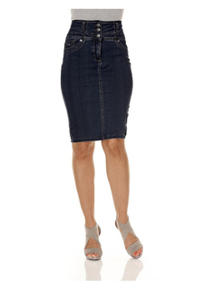 Моделирующая джинсовая юбка Ashley Brooke
