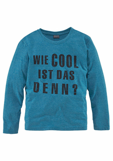 Футболка с длинными рукавами "WIE COOL IST DAS DENN?"