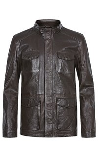Мужская кожаная куртка Urban Fashion For Men