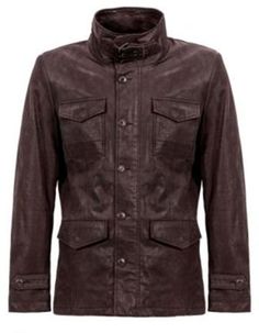 Мужская кожаная куртка Urban Fashion For Men