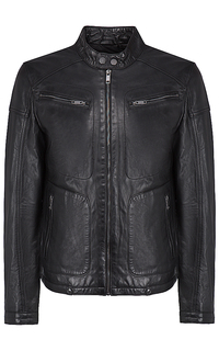 Мужская кожаная куртка Urban Fashion For Men
