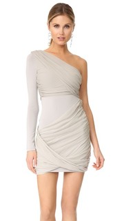 Платье с открытым плечом Goddess Crissy Wrap Alice + Olivia