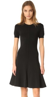 Расклешенное платье с короткими рукавами T by Alexander Wang