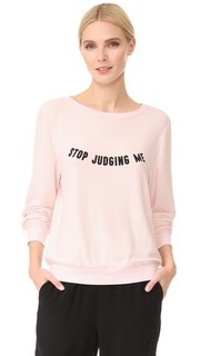 Толстовка Stop Judging Wildfox