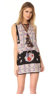 Платье с цветочным принтом в стиле платка Anna Sui