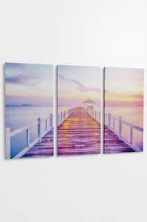 Панно "На пирсе", 3пр. Pannorama