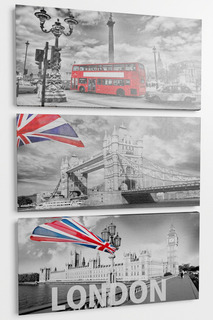 Панно "Символика Лондона", 3пр Pannorama