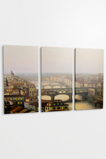 Панно "Мост над рекой", 3пр. Pannorama