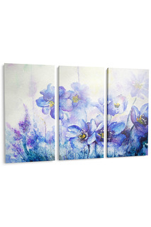 Панно "Акварельные цветы" Pannorama