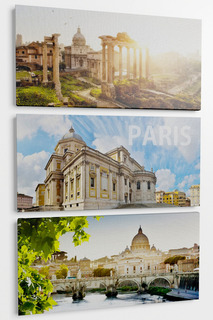 Панно "Вечер в Париже", 3пр. Pannorama