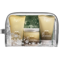 H2O+ Подарочный набор Sea Salt Spa Trio 2х120 мл + 340 г