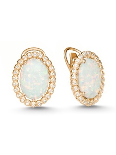 Ювелирные серьги Серебро России