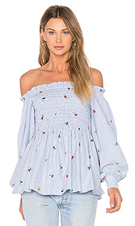 Smocked off shoulder top - SUNO