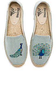 Peacock smoking slipper - Soludos