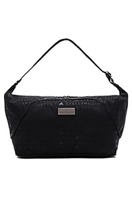 Sports bag s black granite &amp; gunmetal - adidas by Stella McCartney