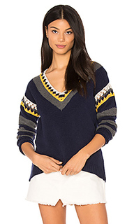 Crochet v neck sweater - SHAE