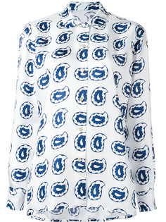 paisley print shirt Kiton