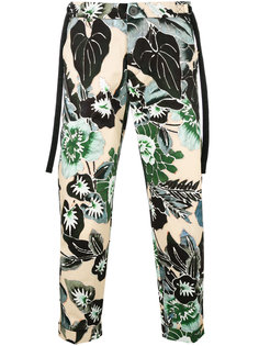 укороченные брюки с цветочным рисунком Christian Pellizzari
