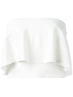 strapless flounce top  Milly