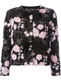 embroidered flower jacket Giambattista Valli