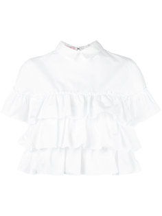 ruffled blouse  Giamba